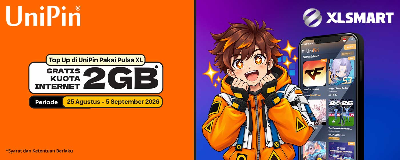 Top Up Pakai Pulsa XL Gratis Kuota Internet 2GB!